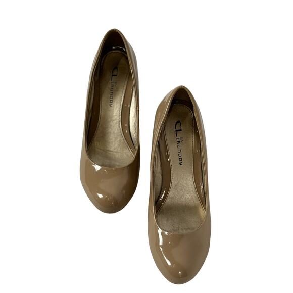 ￼CL By Laundry Tan Wedge Size  7 1/2 - Picture 2 of 8